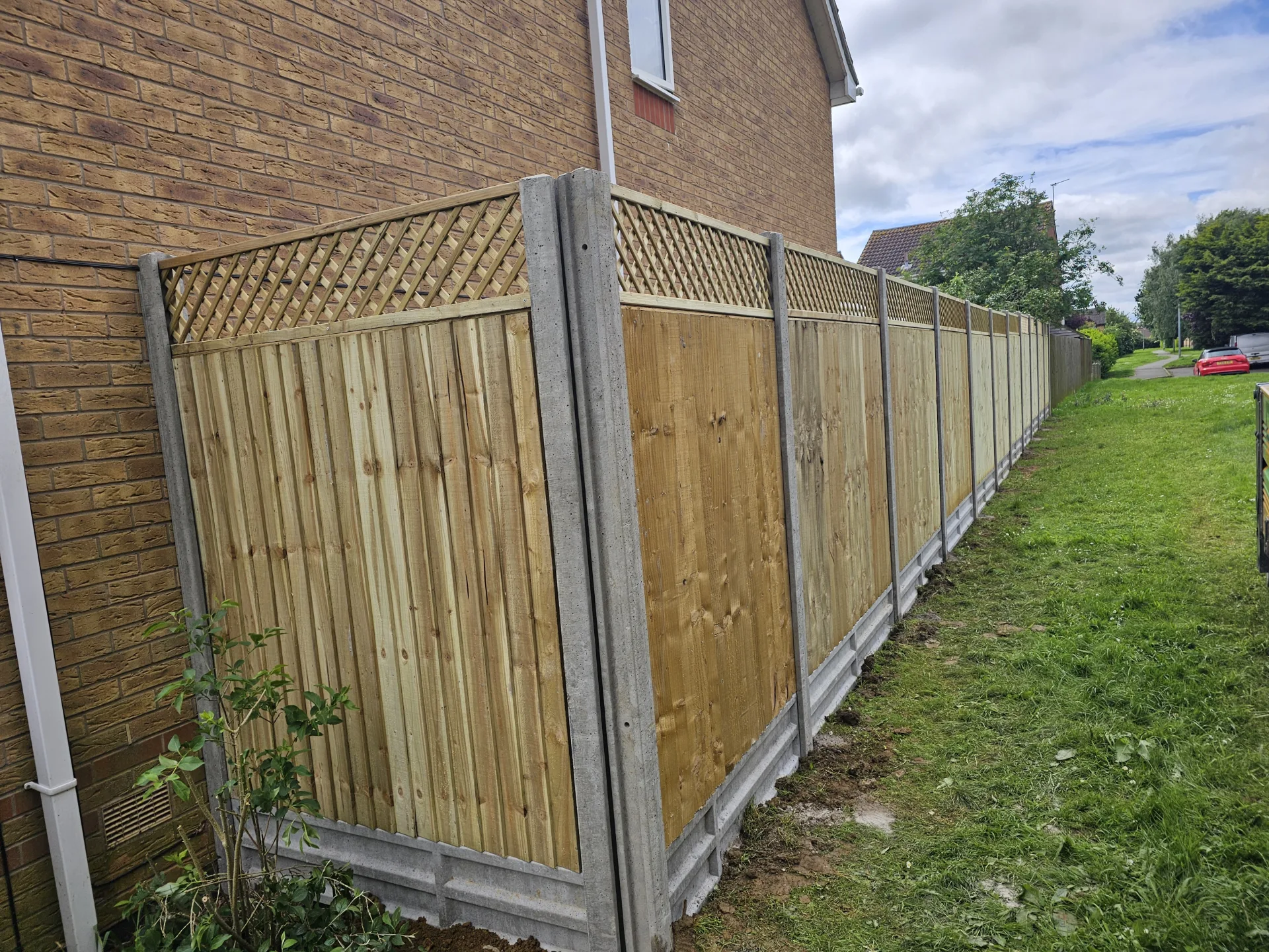 After — Fence replacement